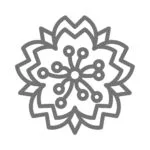synergy icon inside a flower